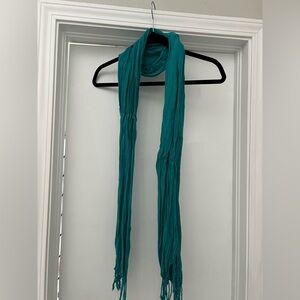 Teal scarf